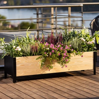 Plantekasse <strong>Florentis</strong>  Brun Træ 118x36 cm