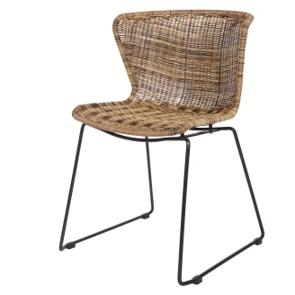 Woood Sæt med Havestol 2 stk Wings Natur