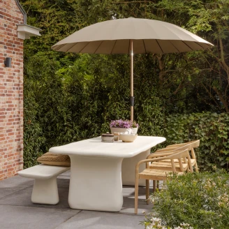 Woood Havebænk Loggia Natur 227x40 cm