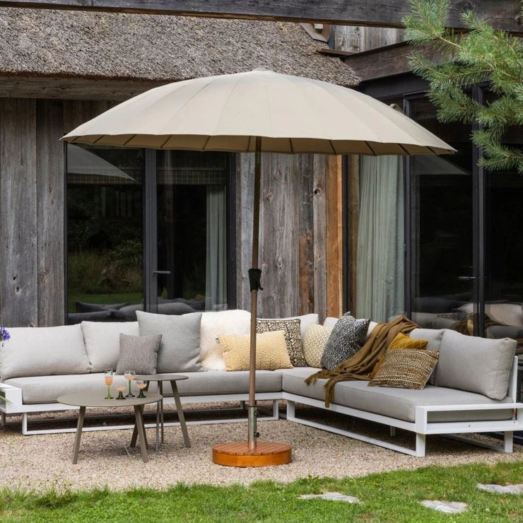 Woood Fod til Haveparasol Monica Natur