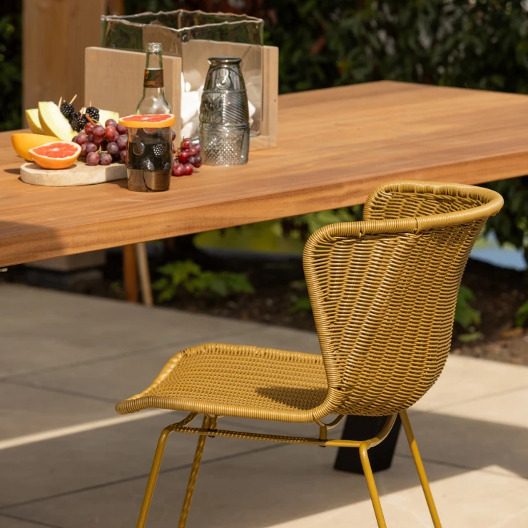 Woood Sæt med Havestol 2 stk Wings Natur