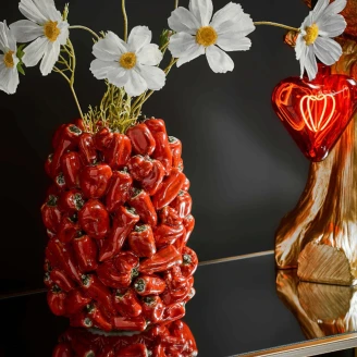 Werner Voss Vase Red Pepper Rød Blank