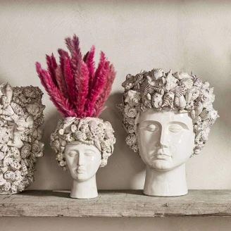 Werner Voss Vase Madame Moules S Beige Blank