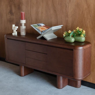 Dutchbone Skænk <strong>Herman</strong>  Brun 160 cm