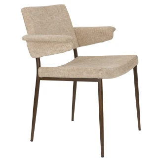 Dutchbone Stol med armlæn Portland Beige