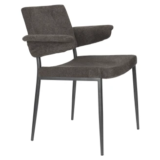 Dutchbone Stol med armlæn Portland Grå