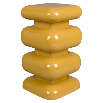 Dutchbone Skammel <strong>Stubby</strong>  Gul