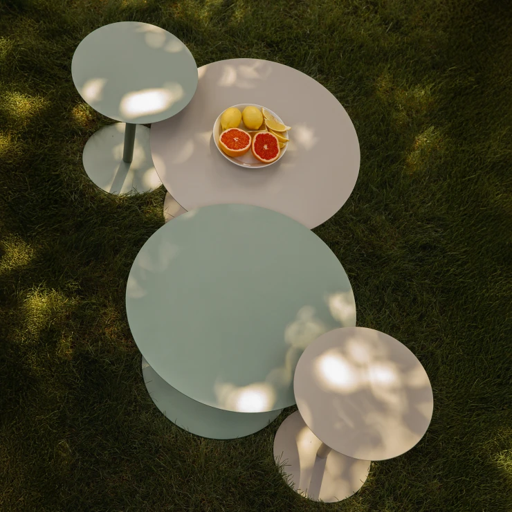 Zuiver Sofabord Snow Beige Ø 60 cm