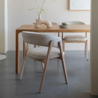 Zuiver Stol med armlæn <strong>Bright</strong>  Brun