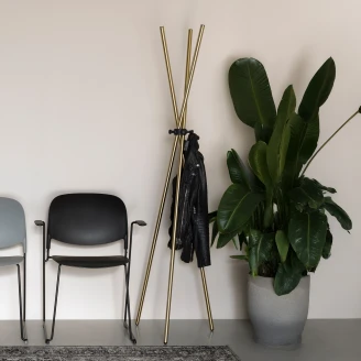 Knagerække <strong>Zori</strong>  Messing Blank