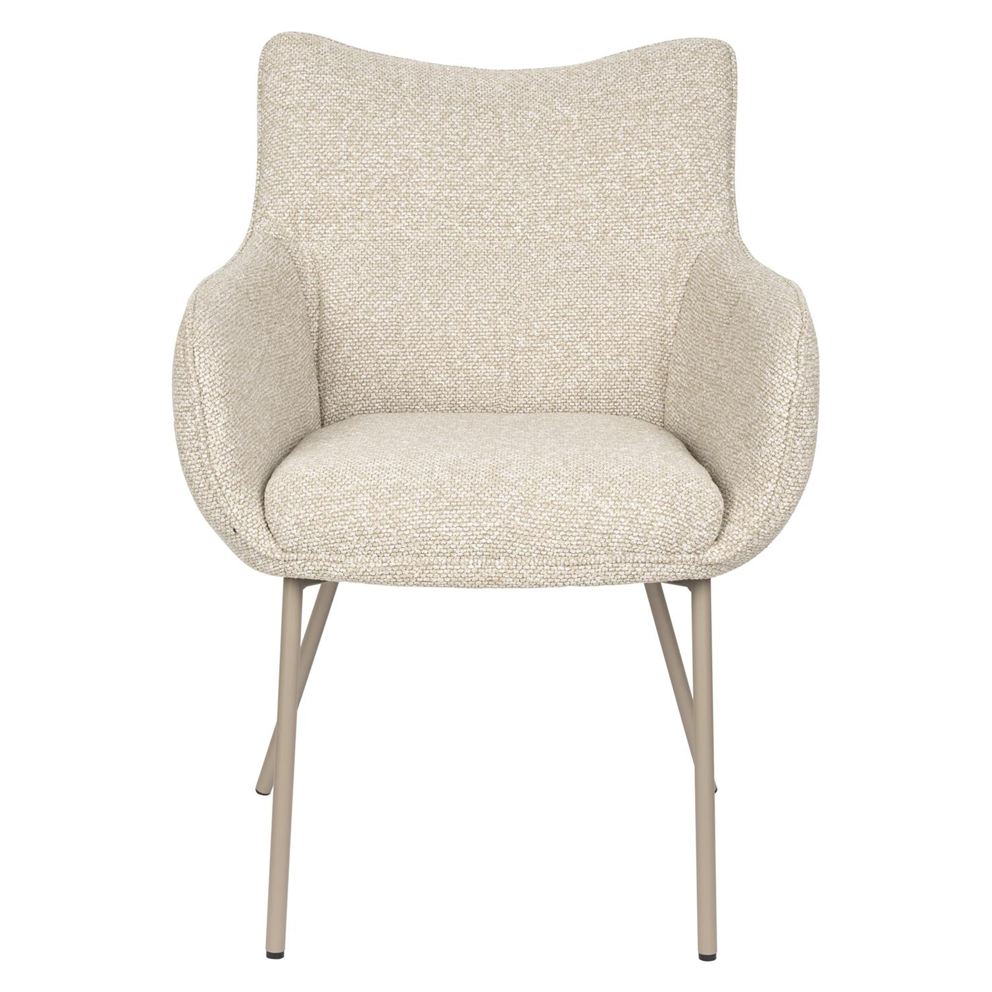 Stol med Armstöd Valmont Beige