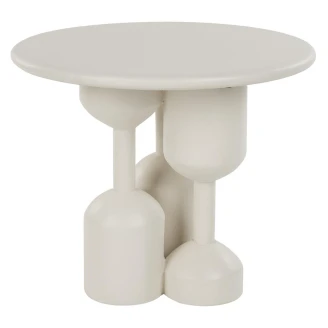 Sidobord <strong>Viken</strong>  Beige Ø 55 cm