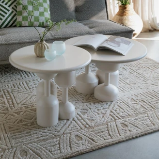 Sidobord <strong>Viken</strong>  Beige Ø 55 cm