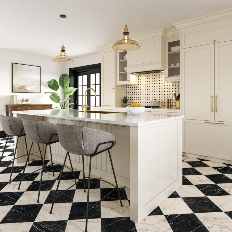 Marmor Klinker Palatina Lys Beige Mat 30x30 cm