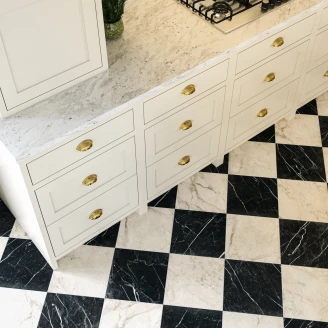 Marmor Klinker <strong>Palatina</strong>  Sort Mat 30x30 cm