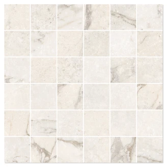 Marmor Mosaik Klinker <strong>Palatina</strong>  Lys Beige Mat 30x30 (5x5) cm