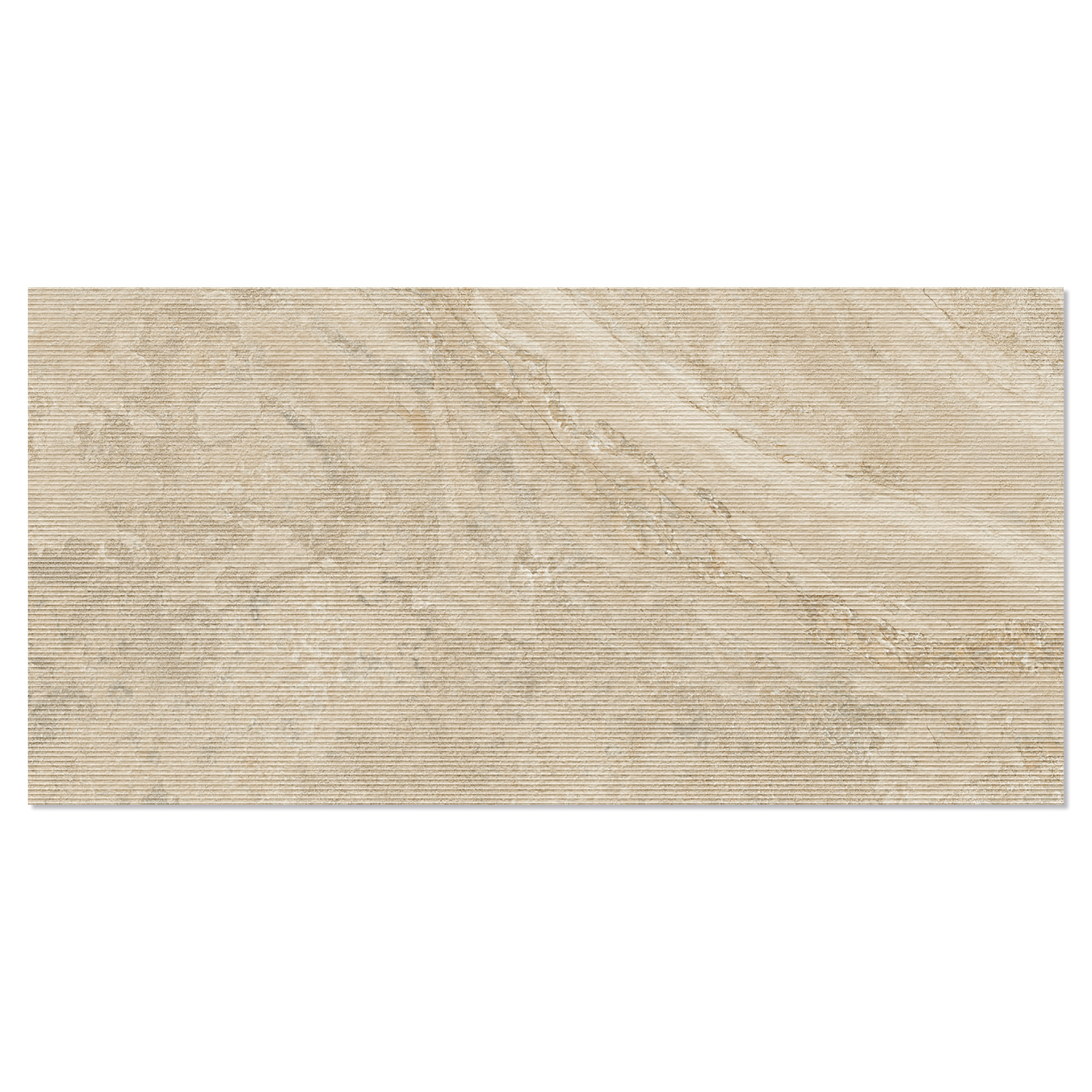 Klinker Lithos Beige Lineær Mat-Struktur 3D 60x120 cm