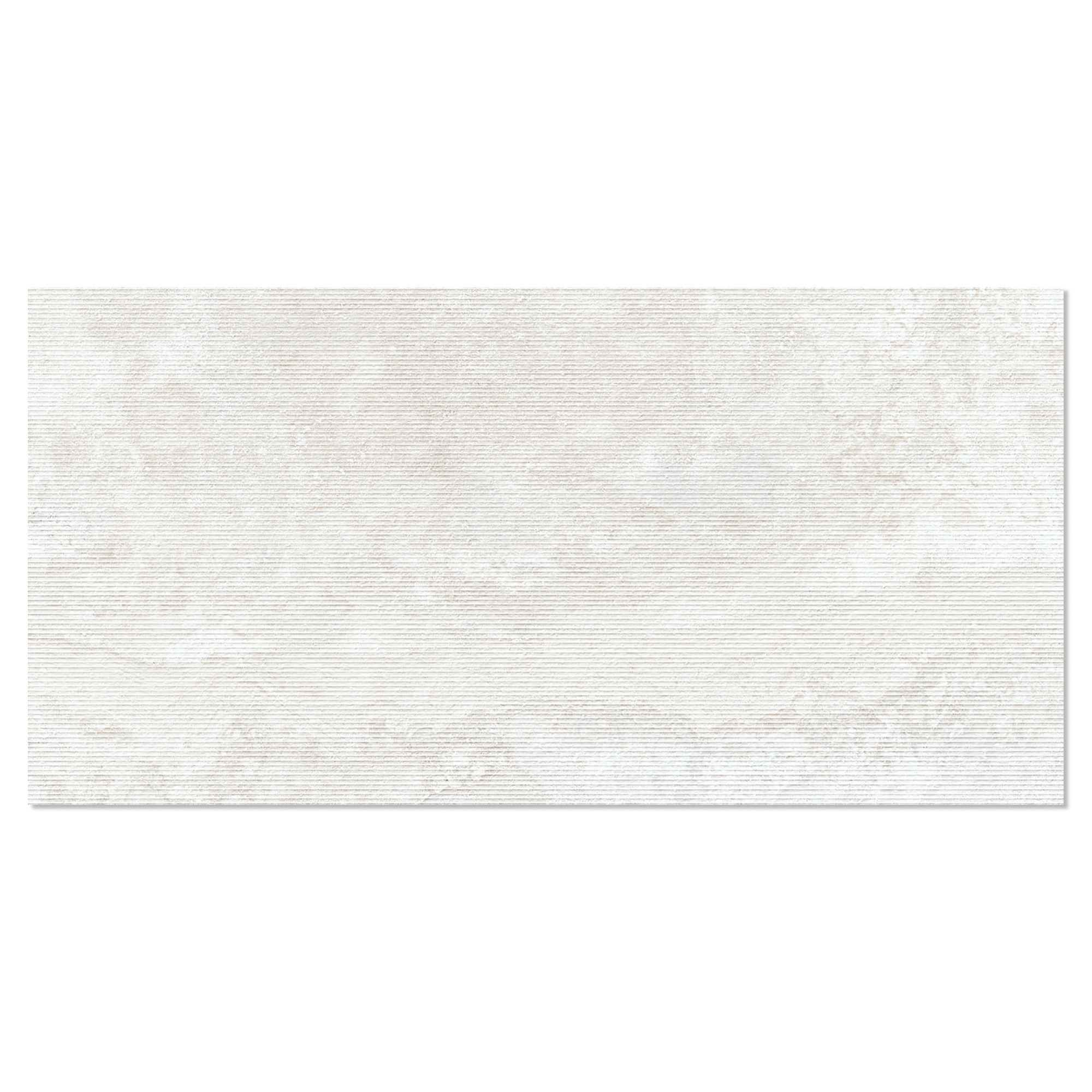 Klinker Lithos Hvid Lineær Mat-Struktur 3D 60x120 cm