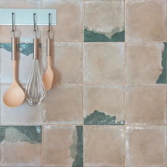 Klinker <strong>Sweep</strong>  Beige-Grøn Mat-Blank 20x20 cm