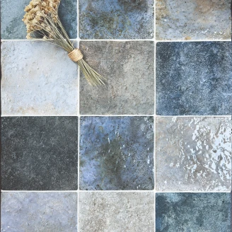 Klinker <strong>Mineralia</strong>  Blå Mat 20x20 cm