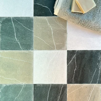 Klinker <strong>Fieldstone</strong>  Sort Mat 20x20 cm