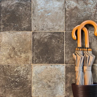 Klinker <strong>Lucent</strong>  Brun Mat-Blank 20x20 cm