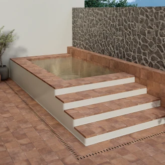 Mainzu Trappeklinker Hjørne <strong>Fondant</strong>  Læder Mat 20x20 cm