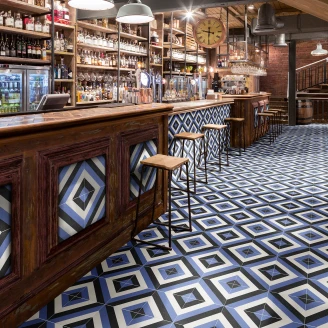 Mainzu Klinker Trinity Dublin Blå Mat 20x20 cm