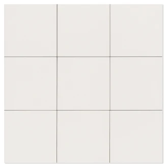 Mainzu Klinker Trinity Hvid Mat 20x20 cm