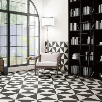 Mainzu Klinker <strong>Fired</strong>  Sort Mat 20x20 cm