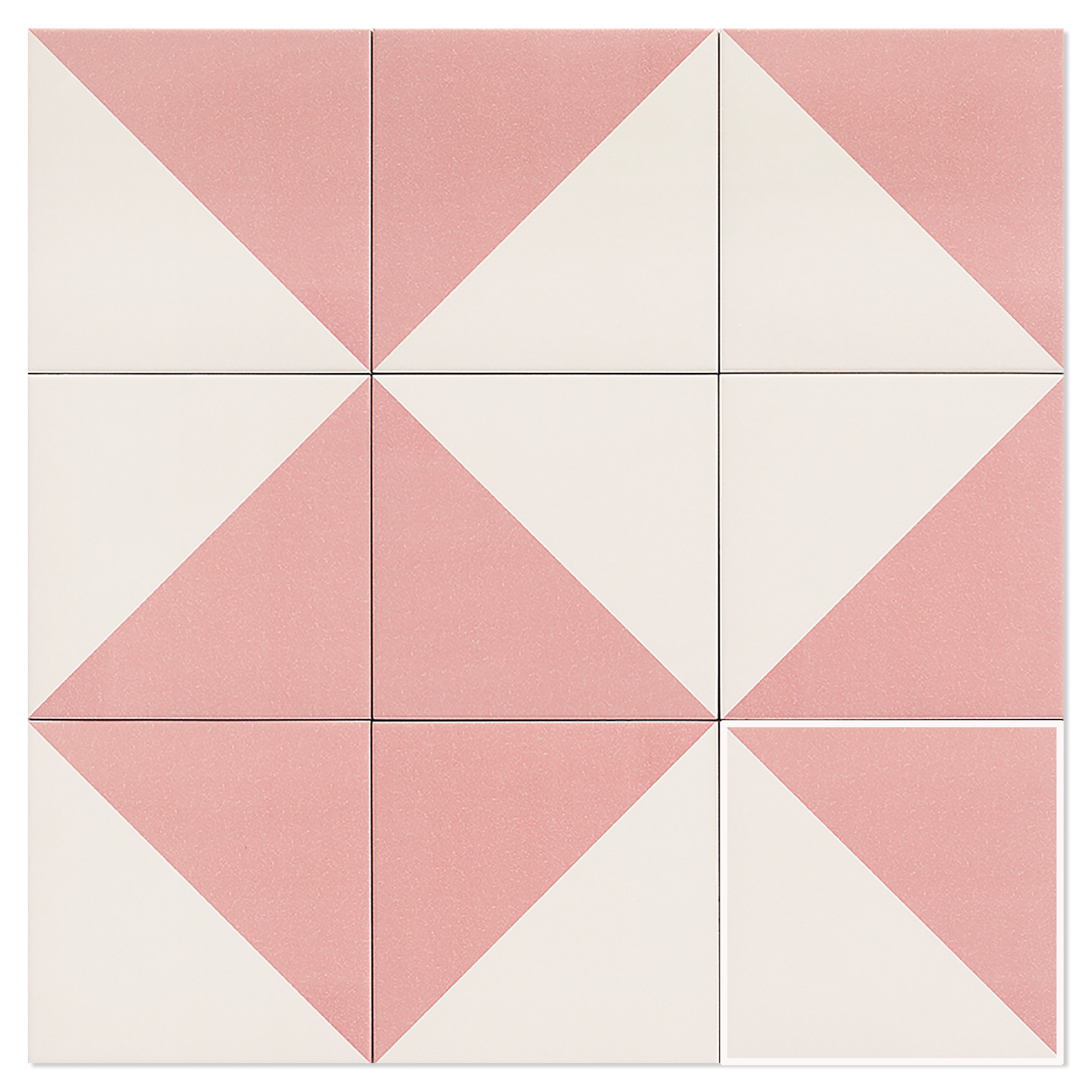 Mainzu Klinker Fired Lyserød Mat 20x20 cm