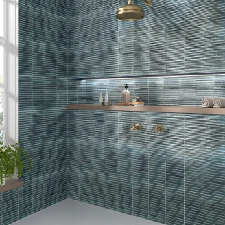 Mainzu Vægflise <strong>Wynn</strong>  Marine Blank 15x30 cm