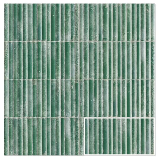 Mainzu Vægflise <strong>Wynn</strong>  Turkis Blank 15x30 cm