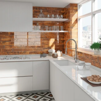 Mainzu Vægflise Bellagio Brand Blank 10x30 cm