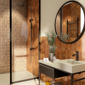 Mainzu Vægflise Bellagio Arco Caramel Blank 10x30 cm