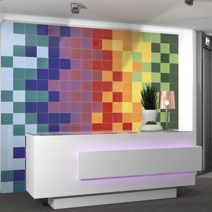 Mainzu Vægflise Chroma Celeste Blank 20x20 cm