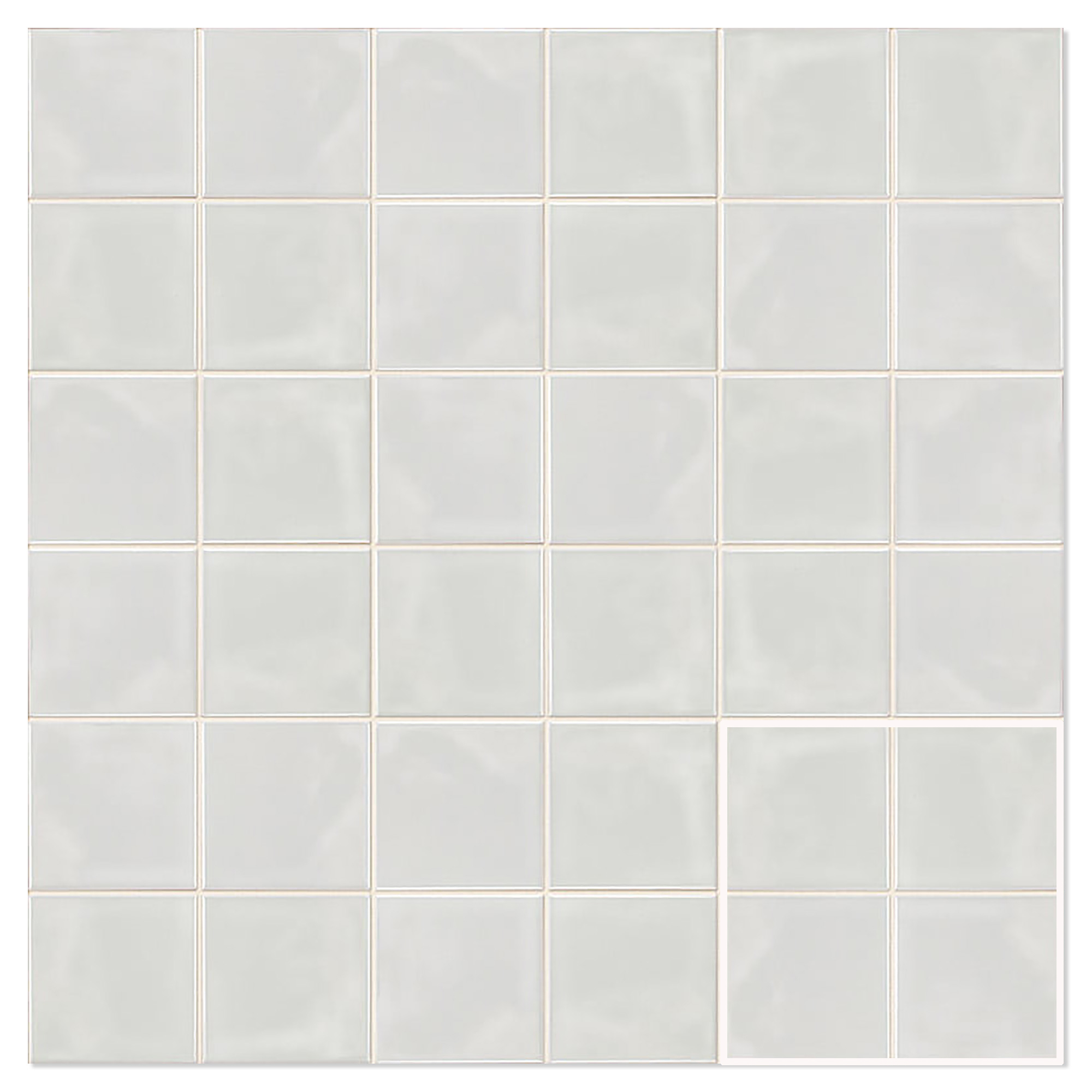 Mainzu Vægflise Chroma Dix Blank 20x20 cm