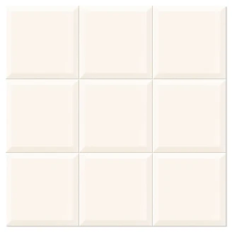 Mainzu Vægflise <strong>Chroma</strong>  Hvid Skrå Blank 20x20 cm
