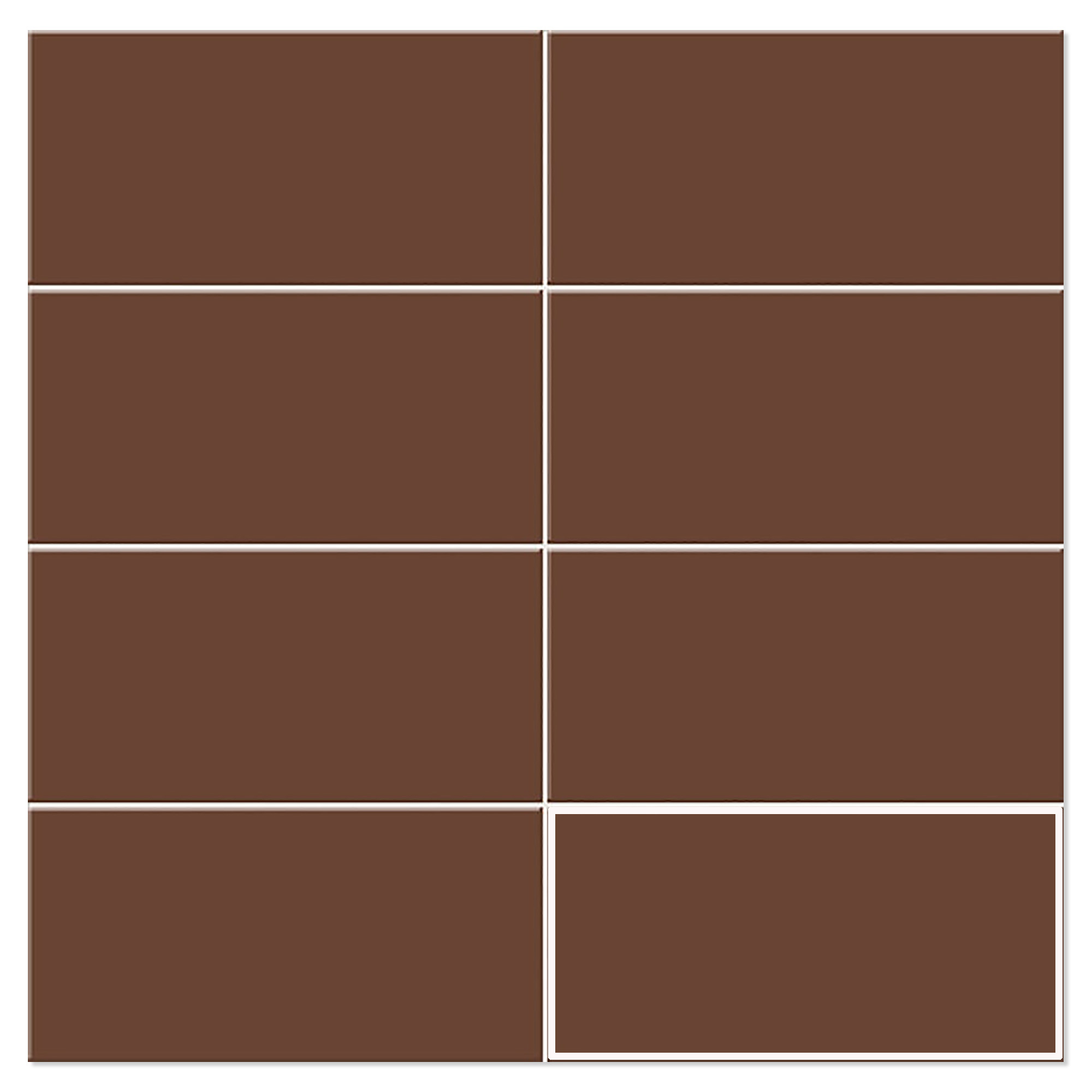 Mainzu Vægflise Chroma Cafe Mat 15x30 cm