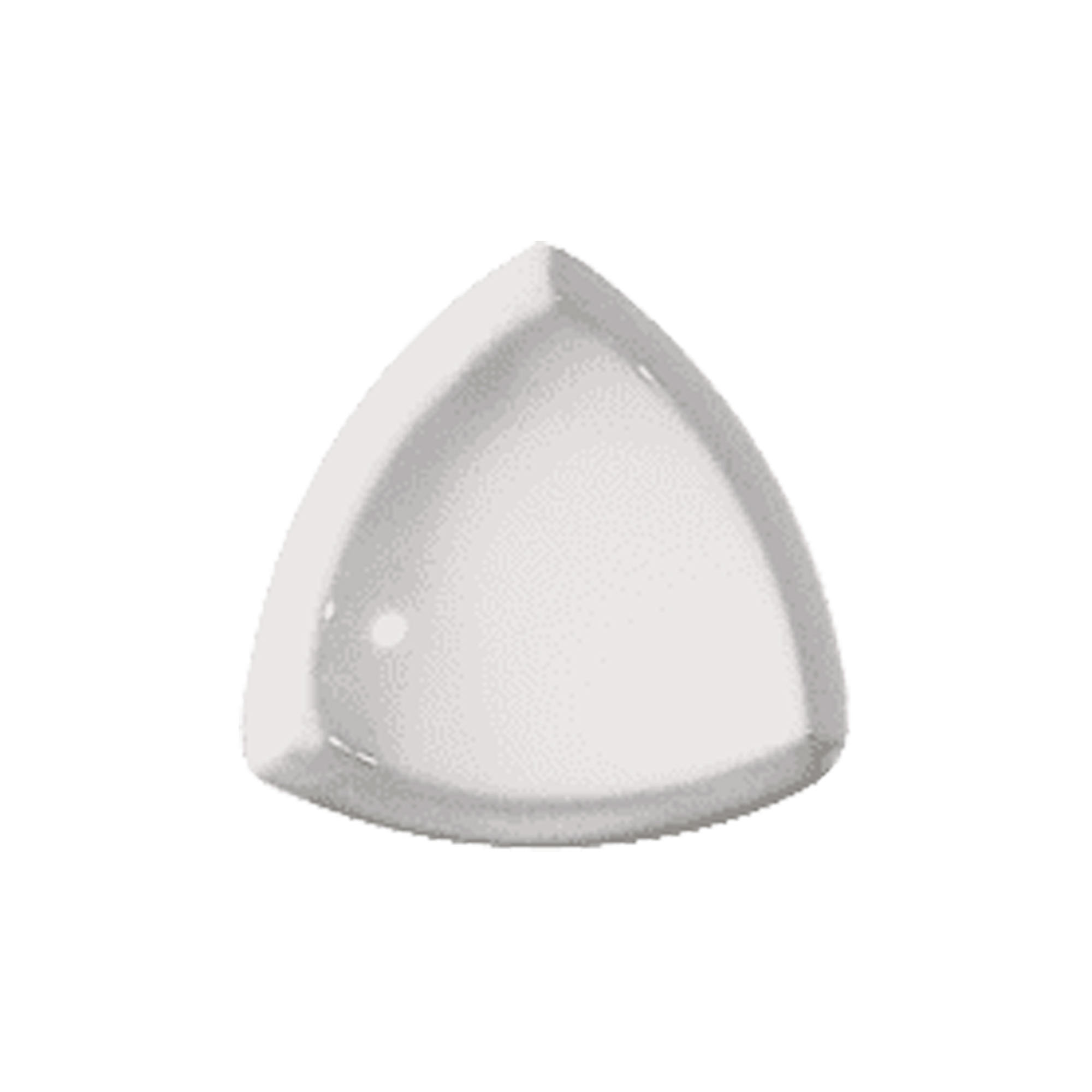 Mainzu Dekor Vægflise Chroma Indvendigt Hjørne Hvid Blank 5x5 cm