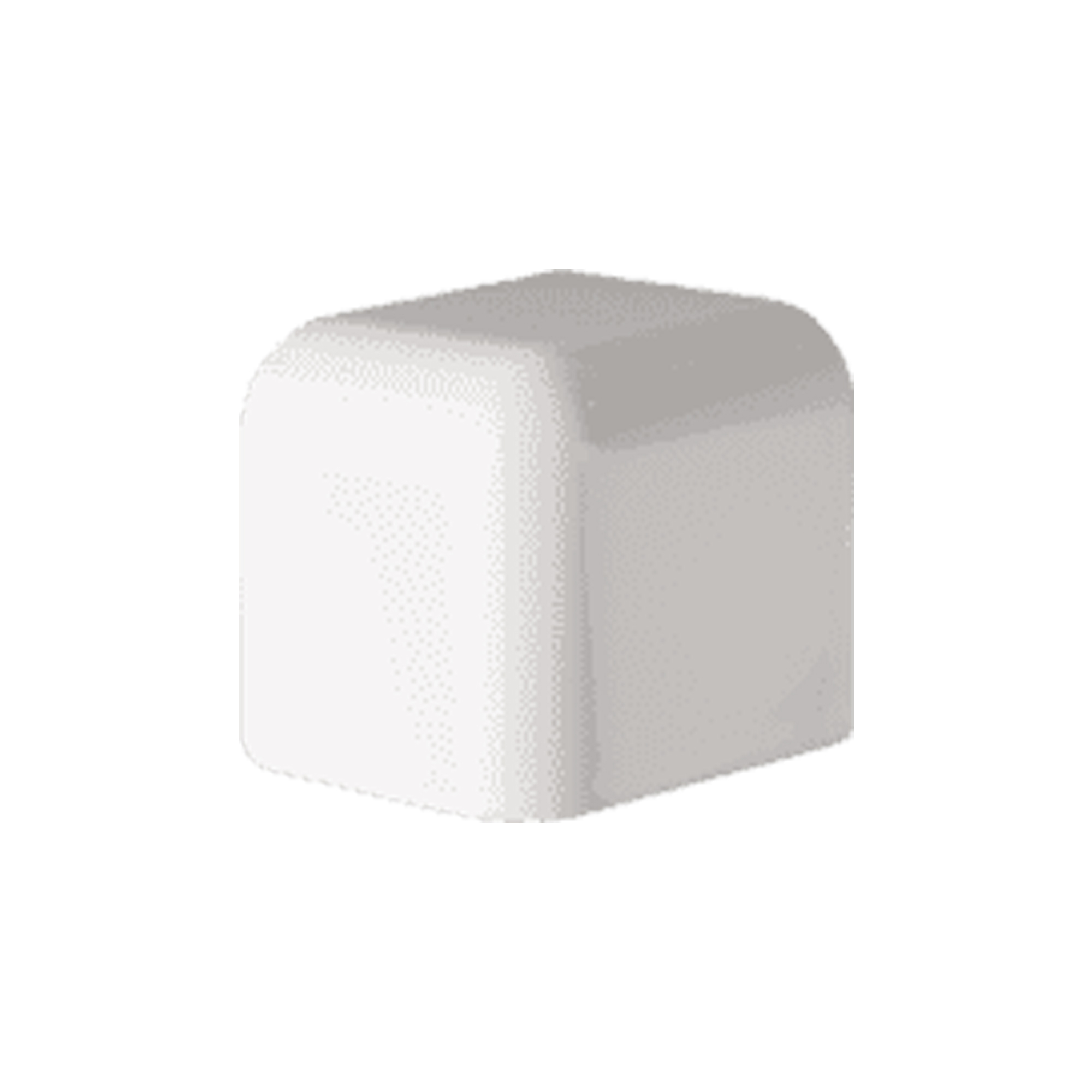 Mainzu Dekor Vægflise Chroma Hjørnebeskytter Hvid Blank 5x5 cm