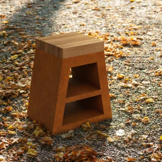 Cortena Havebord Mesa Cortenstål 78x50 cm