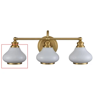 Lampeskærm til Hinkley Væglampe Trio <strong>Ainsley</strong>  Messing