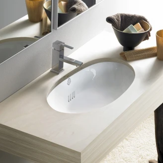 Bathco Håndvask <strong>Oval</strong>  <strong>Oval</strong>  Titanic 1st class Hvid Glat 56.5 cm