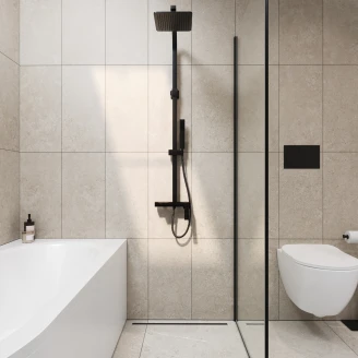 Brusesæt <strong>Martino</strong>  Sort Matt