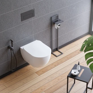 Væghængt Toilet <strong>Peonia</strong>  Hvid Blank