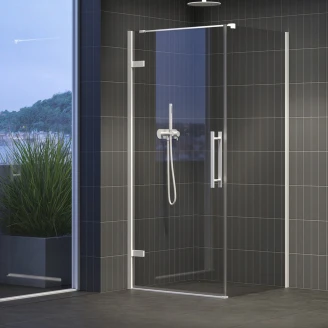 Ravak Brusehjørne <strong>Cool!</strong>  90 + 90 cm Hvid Mat