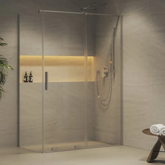 Ravak Brusehjørne <strong>Roll</strong>  120 + 90 cm Krom Blank