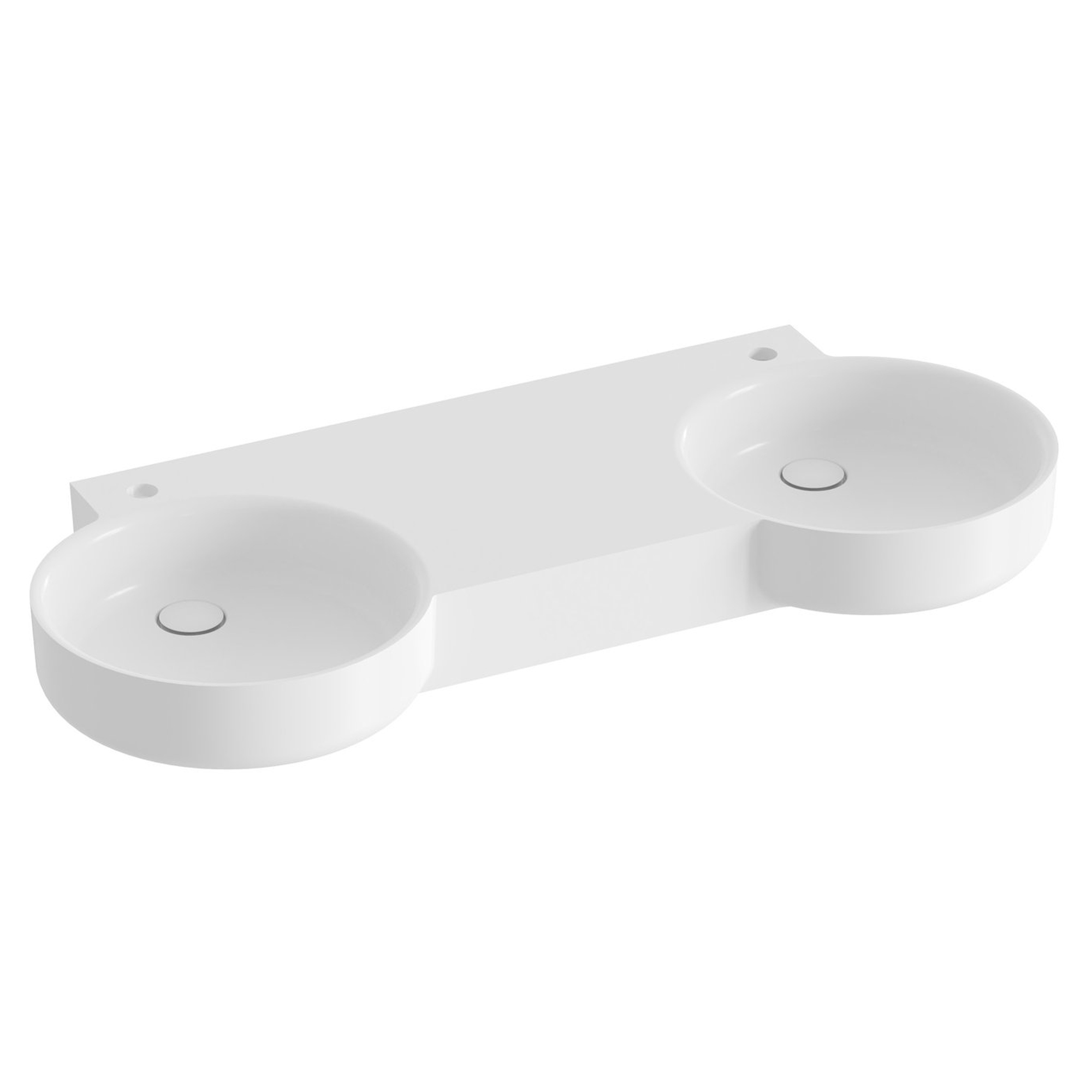 Ravak Dobbelt Håndvask Arc Hvid Blank 120 cm