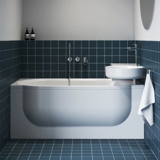 Ravak Badekar Arc Hvid Blank Venstre 160x75 cm